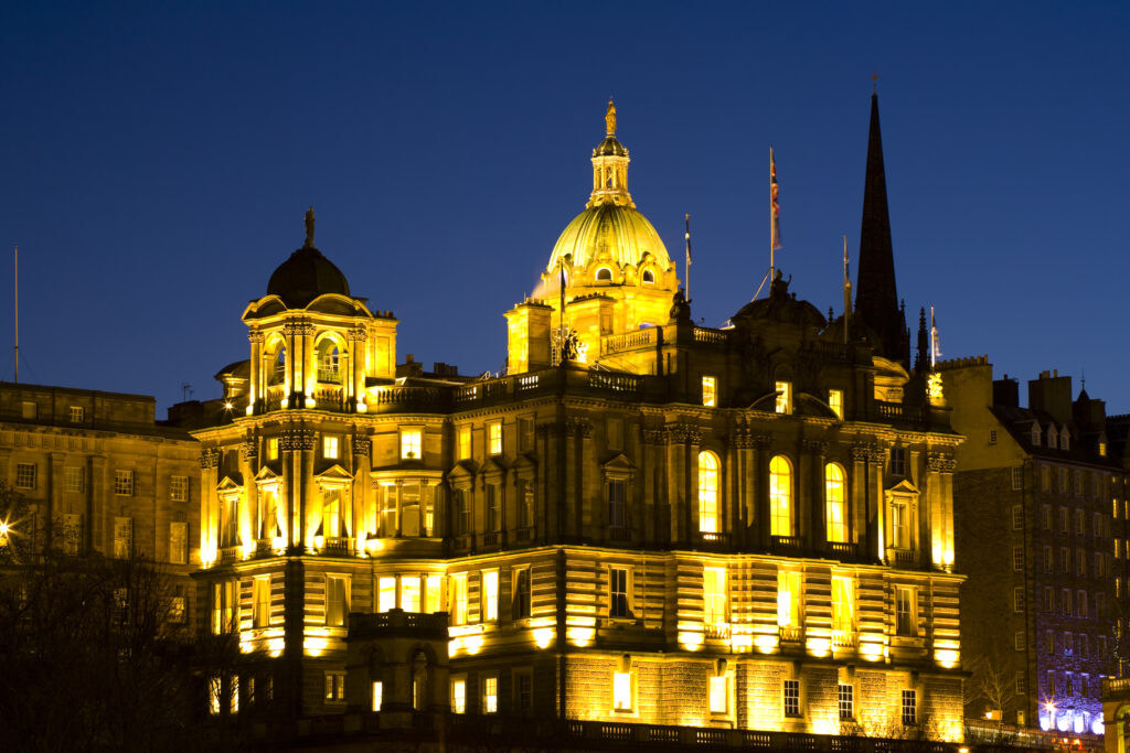 Scotland, Edinburgh, Bank of Scotland.