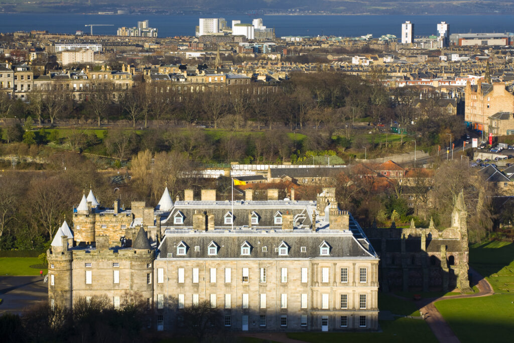 Scotland, Edinburgh, Holyroodhouse.