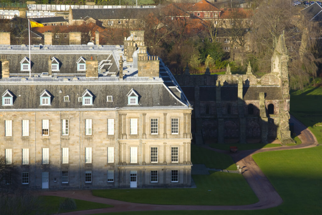 Scotland, Edinburgh, Holyroodhouse.