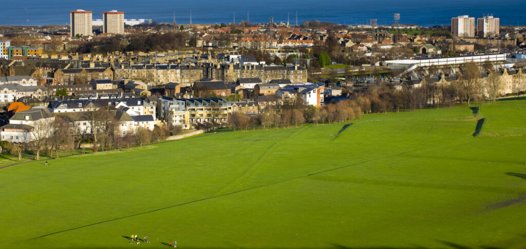 Scotland, Edinburgh, Holyrood Park.