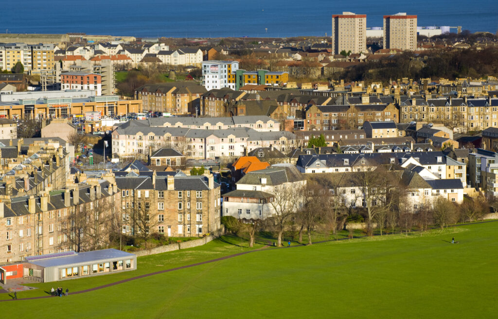 Scotland, Edinburgh, Holyrood Park.