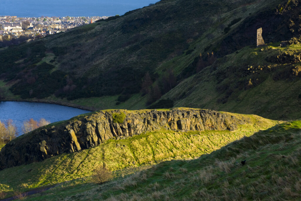 Scotland, Edinburgh, Holyrood Park.