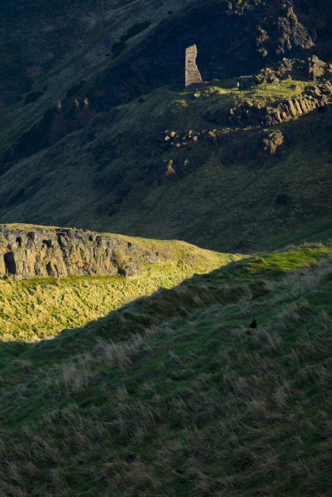 Scotland, Edinburgh, Holyrood Park.