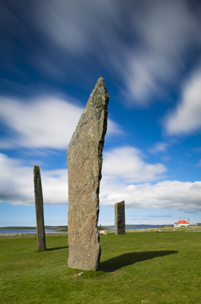 Scotland, Orkney Islands, Standing Stones of Stenness.
