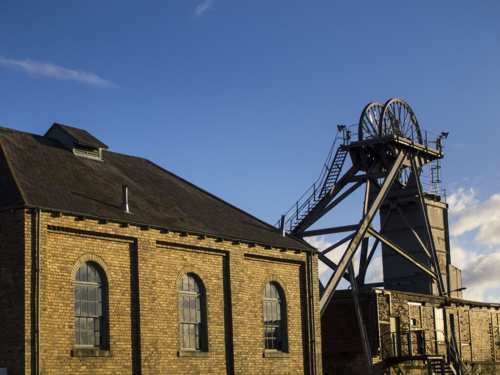 England, Northumberland, Woodhorn Colliery Mining Museum.