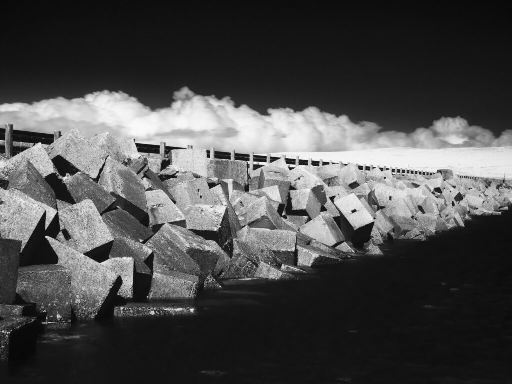 Scotland, Orkney Islands, Churchill Barrier.