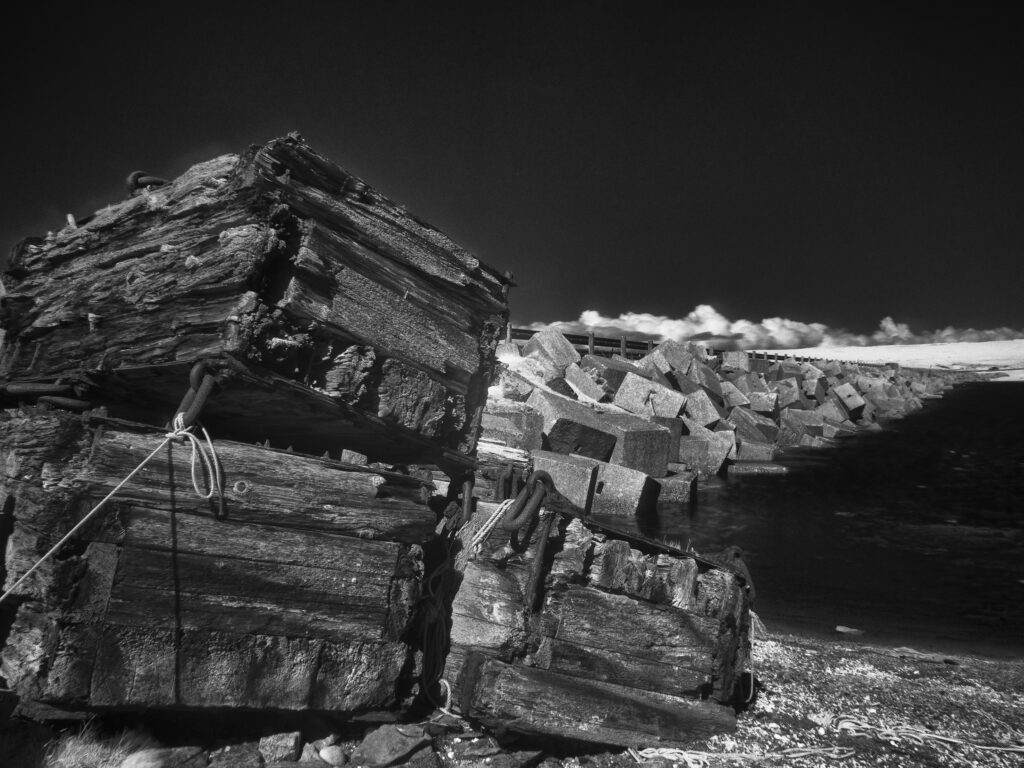 Scotland, Orkney Islands, Churchill Barrier.