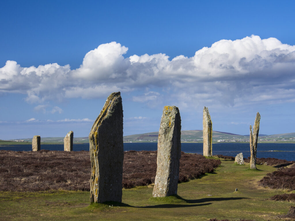 Scotland, Orkney Islands, The Ring of Brodgar.