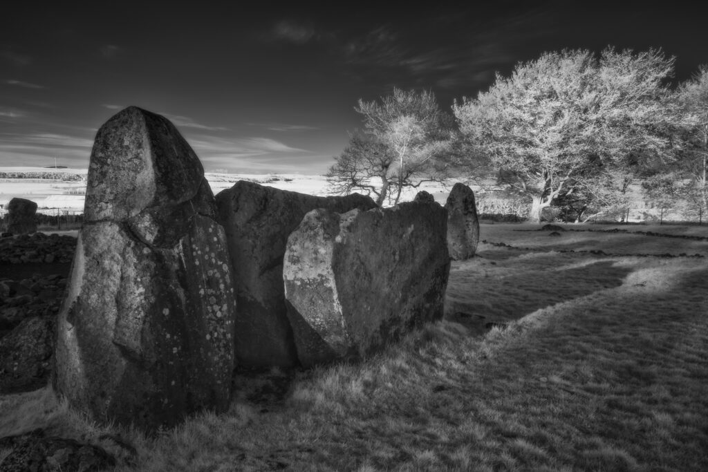 Loanhead of Daviot Stone Circle, Aberdeenshire, Scotland.