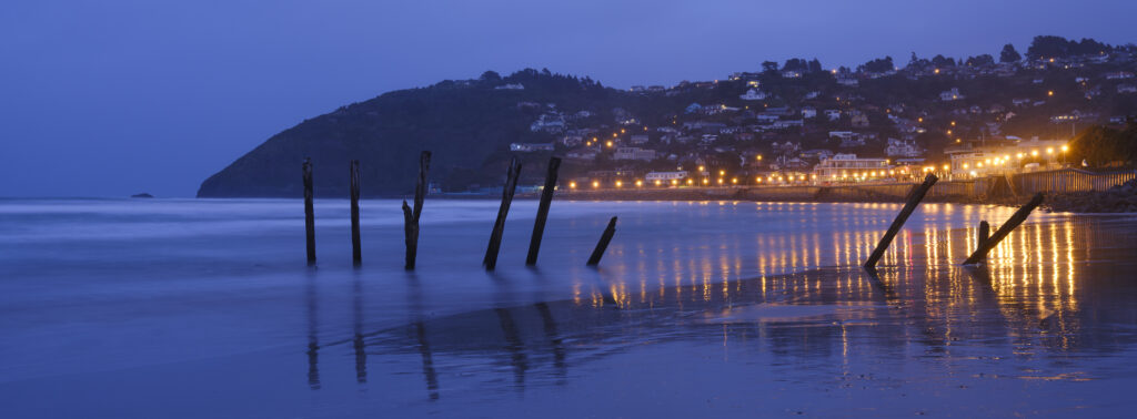 New Zealand, Dunedin, St Clair Beach.