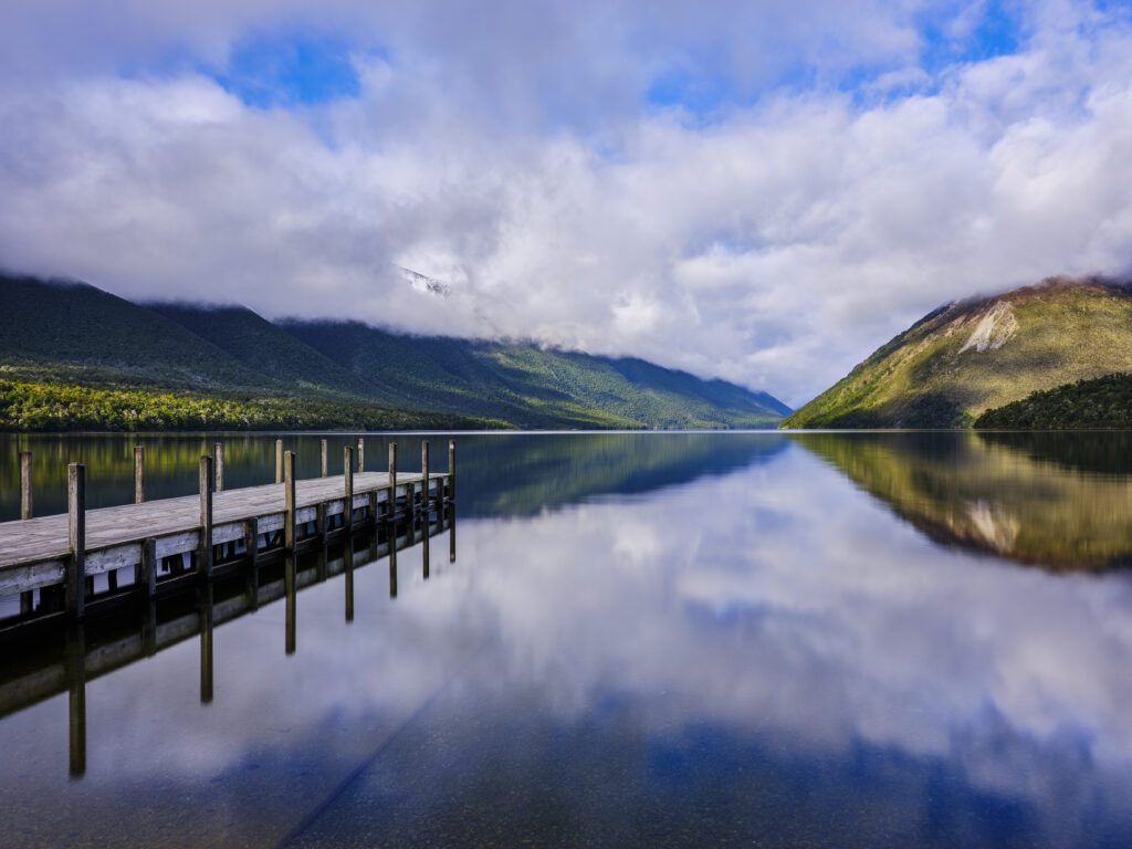 New Zealand, South Island, Nelson Lakes National Park.
