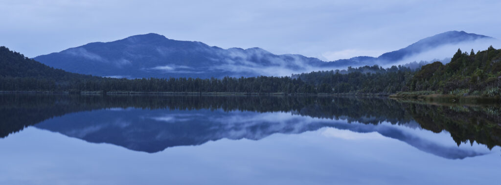 New Zealand, West Coast, Lake Paringa.