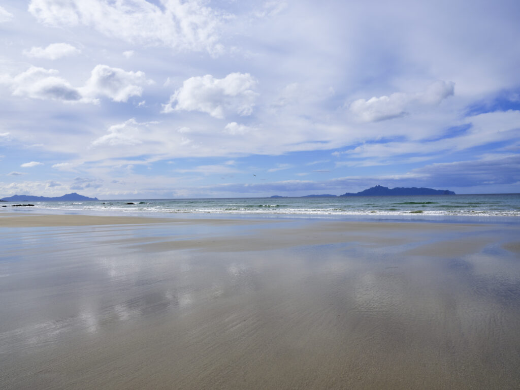 New Zealand, North Island, Mangawhai Heads Beach.