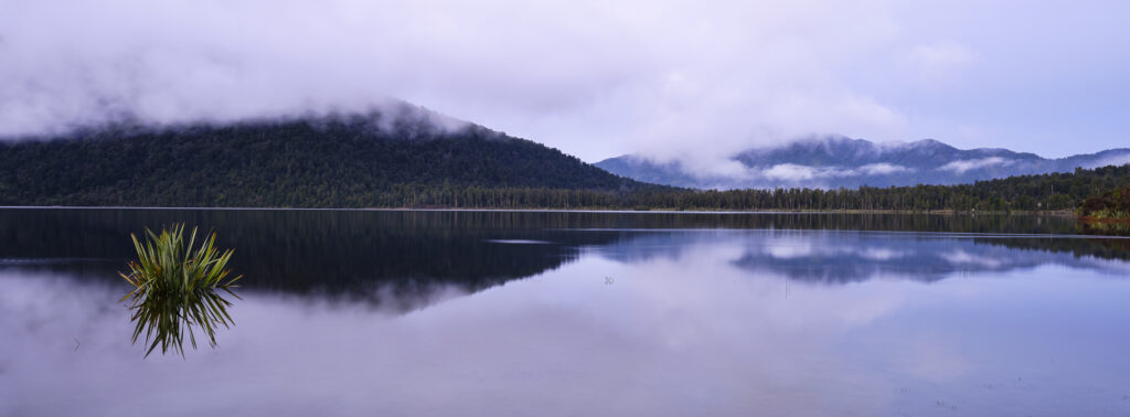 New Zealand, West Coast, Lake Paringa.