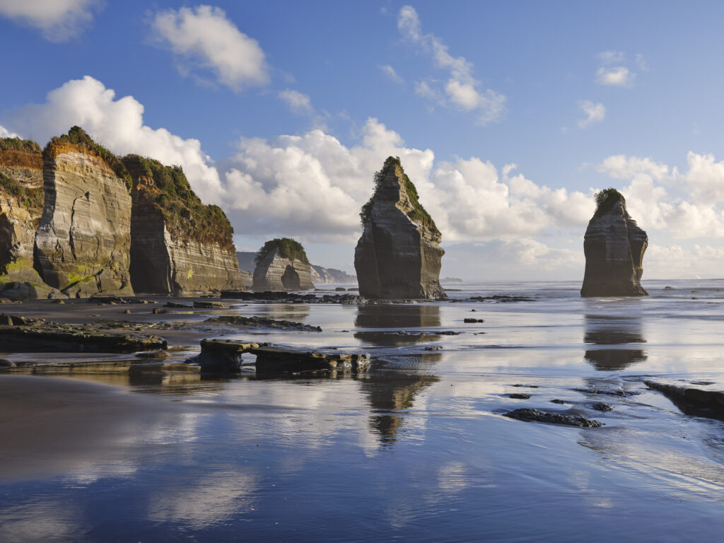 New Zealand, North Island, Three Sisters.