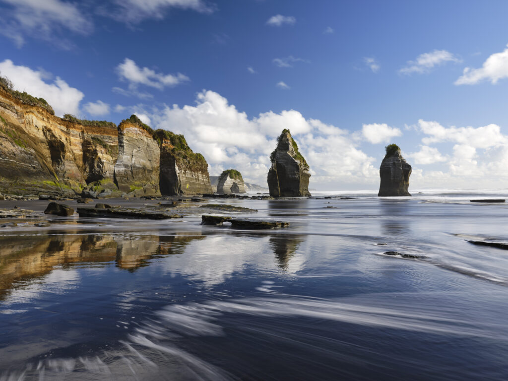 New Zealand, North Island, Three Sisters.