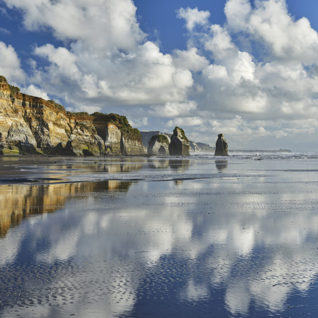 New Zealand, North Island, Three Sisters.