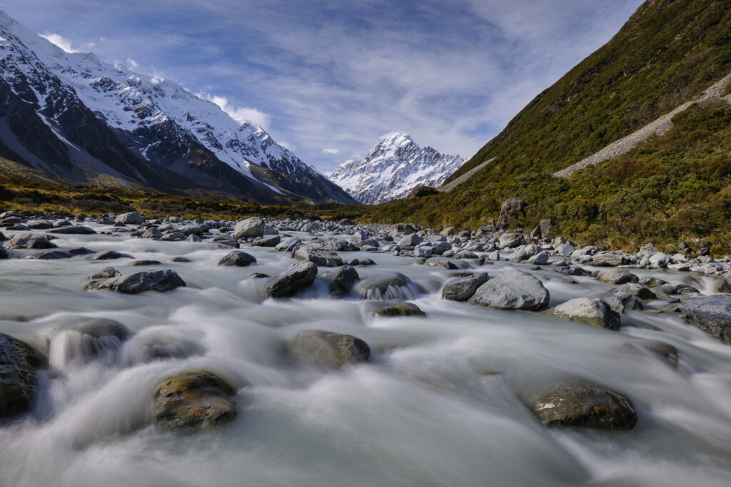 New Zealand, South Island, Aoraki / Mount Cook National Park.