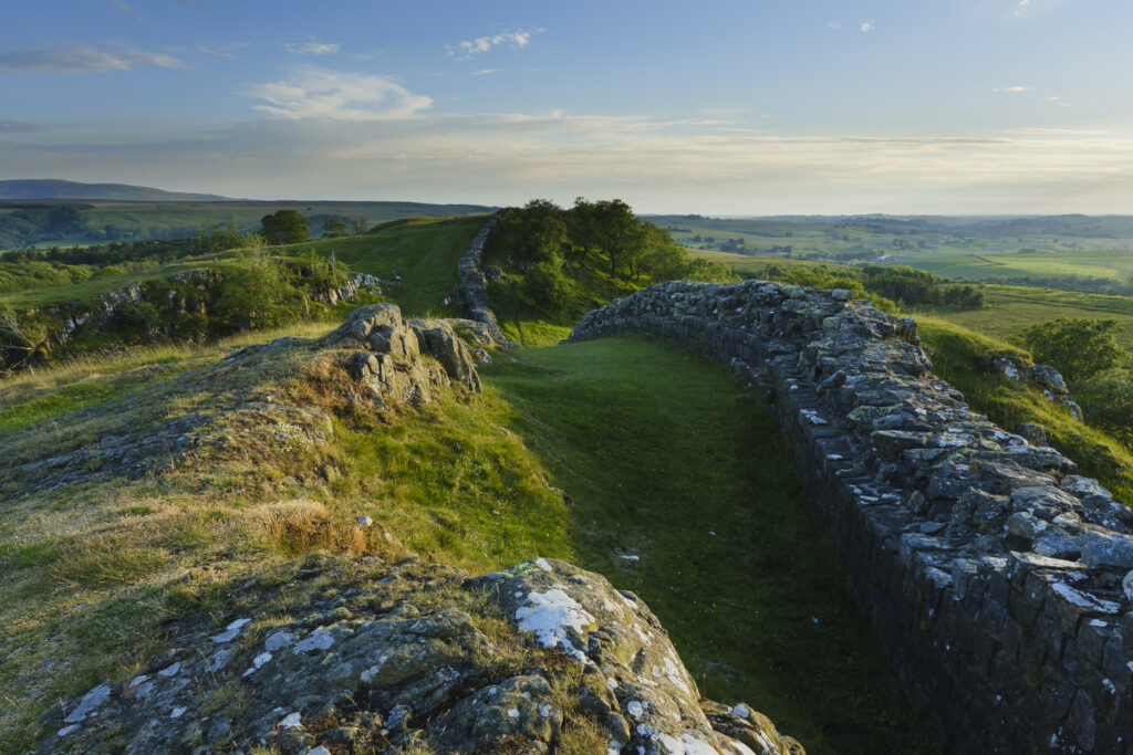 England, Northumberland National Park, Hadrian’s Wall.