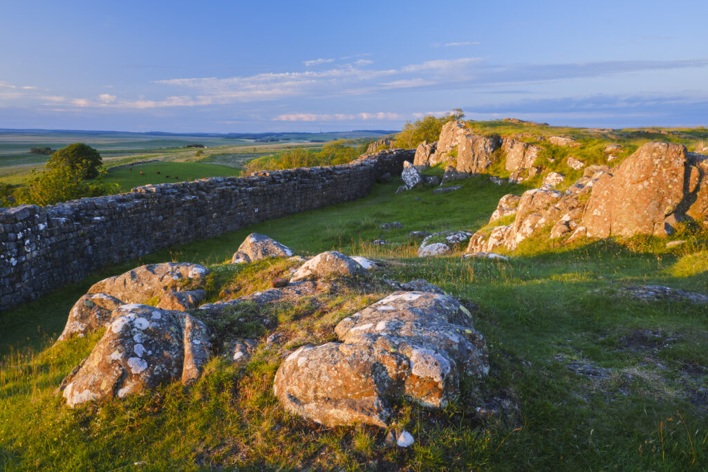 England, Northumberland National Park, Hadrian’s Wall.
