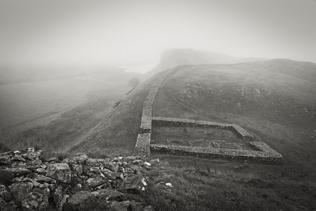 England, Northumberland National Park, Hadrian’s Wall.
