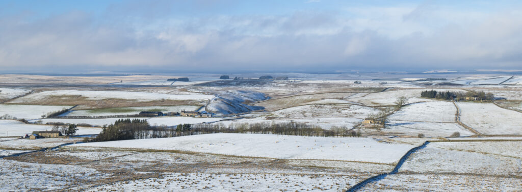 England, Northumberland National Park, Hadrian’s Wall.