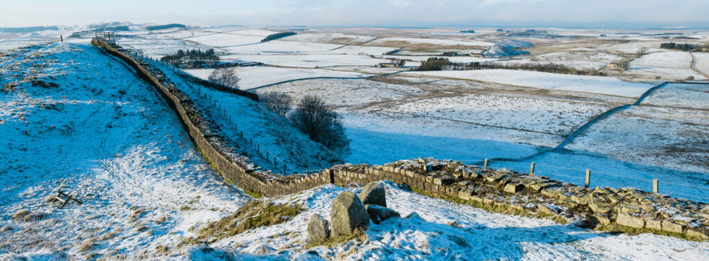 England, Northumberland National Park, Hadrian’s Wall.