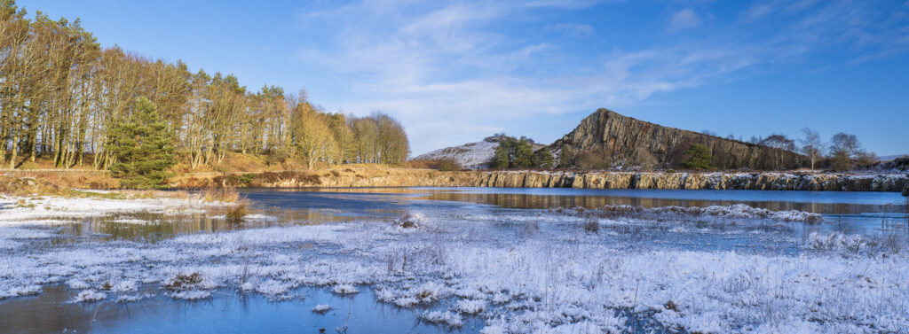 England, Northumberland National Park, Hadrian’s Wall.