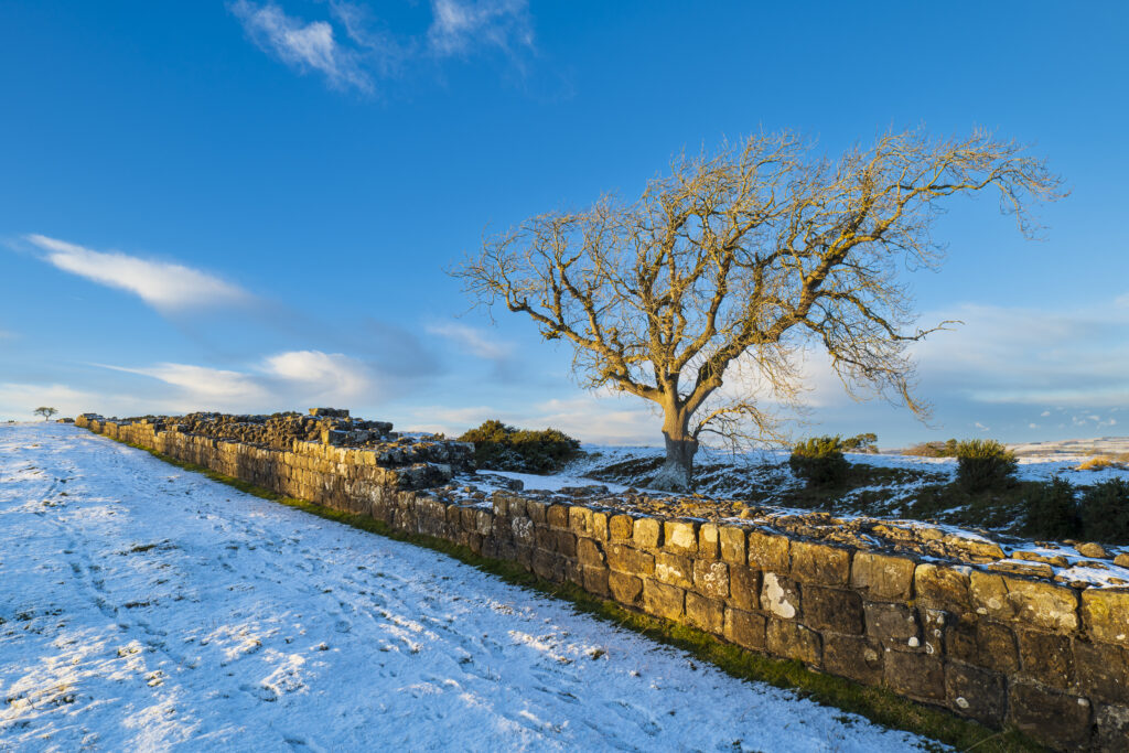 England, Northumberland National Park, Hadrian’s Wall.