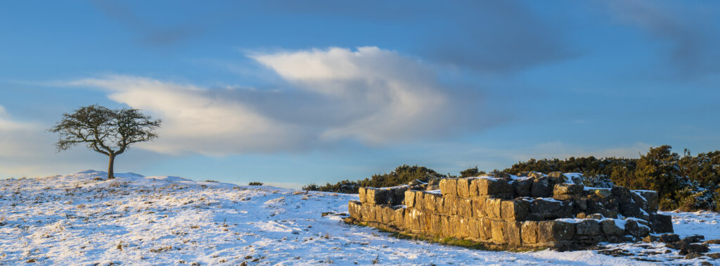 England, Northumberland National Park, Hadrian’s Wall.