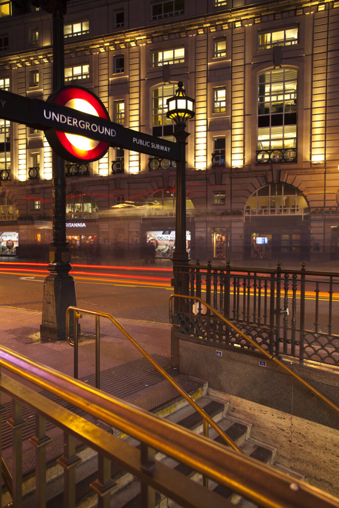 England, London, Piccadilly Circus Underground Station.