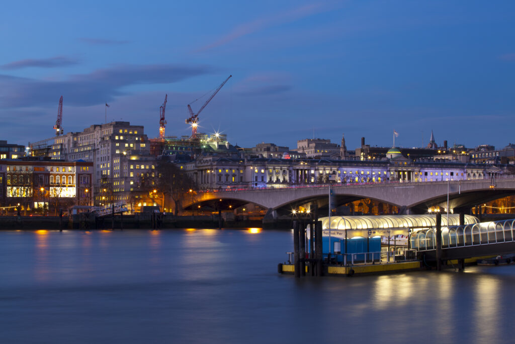 England, Greater London, London South Bank / River Thames.