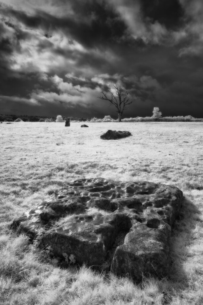 The Great Circle at Stanton Drew, Somerset, England.