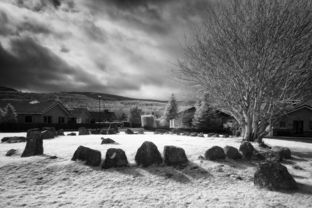 Aviemore Stone Circle , Scottish Highlands, Scotland.