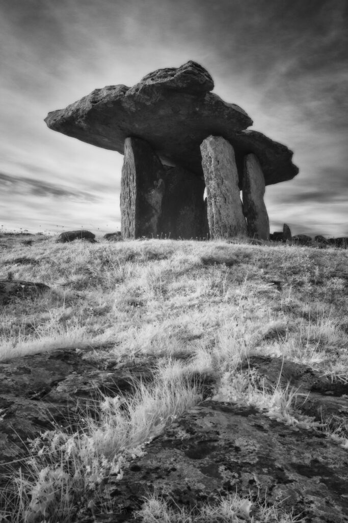 Poulnabrone Dolmen, County Clare, Ireland.