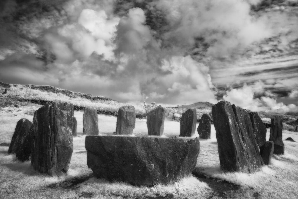 Drombeg Stone Circle, County Cork, Ireland.