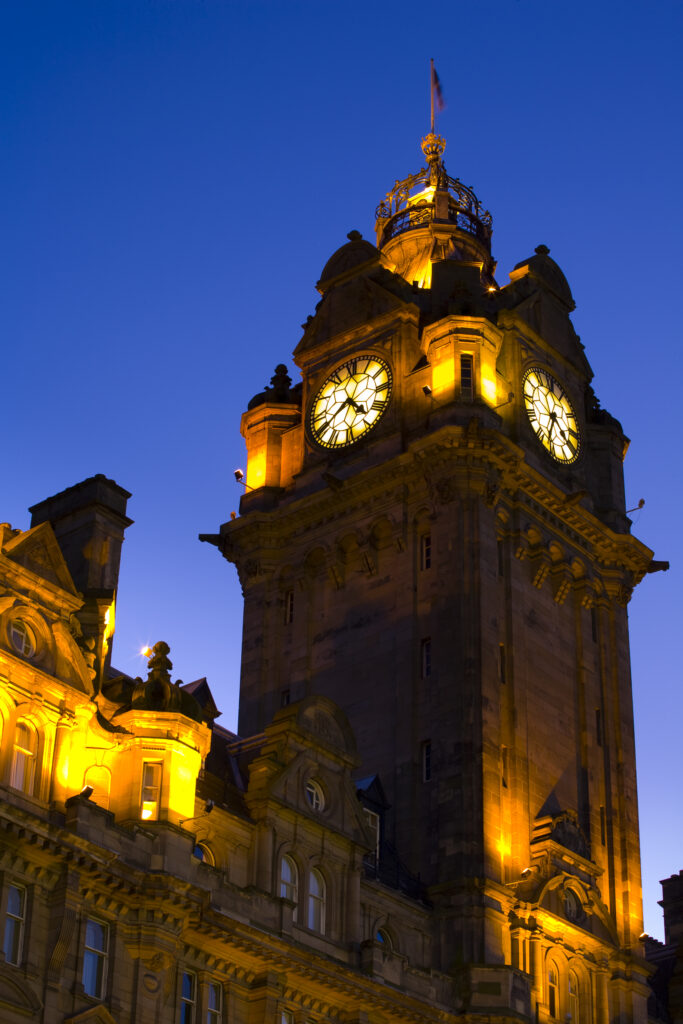 Scotland, Edinburgh, Balmoral Hotel.