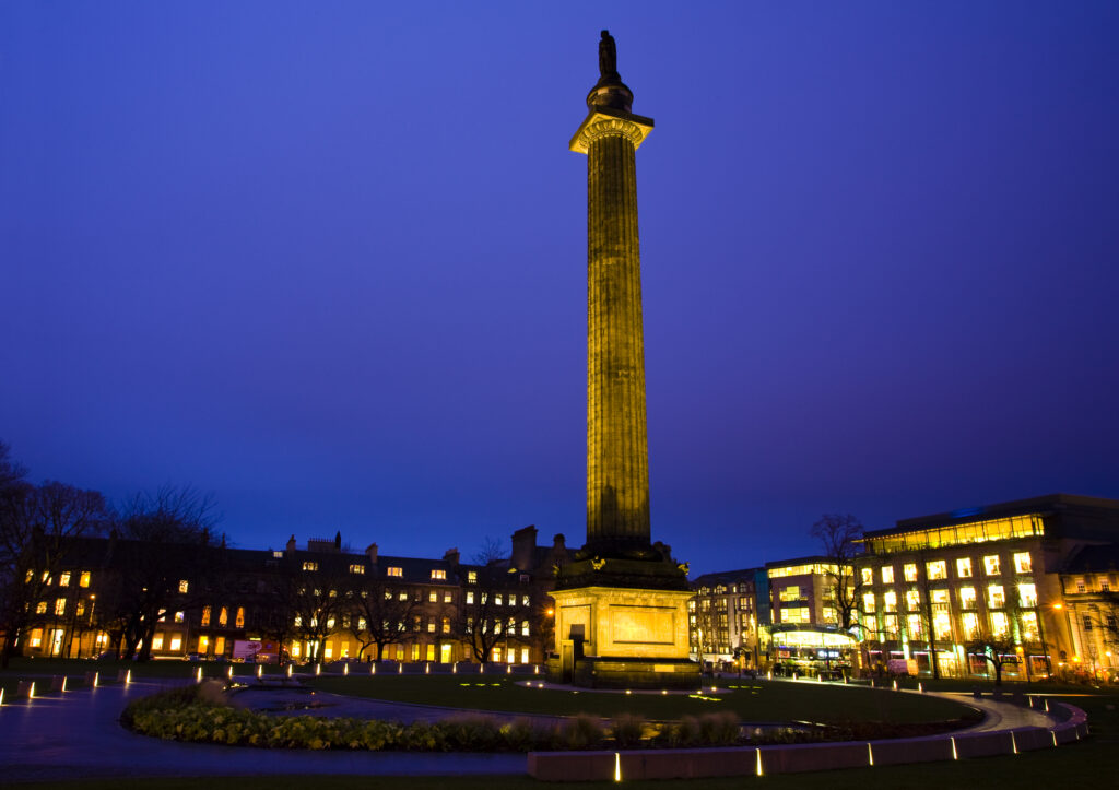 Scotland, Edinburgh, St Andrew’s Square.