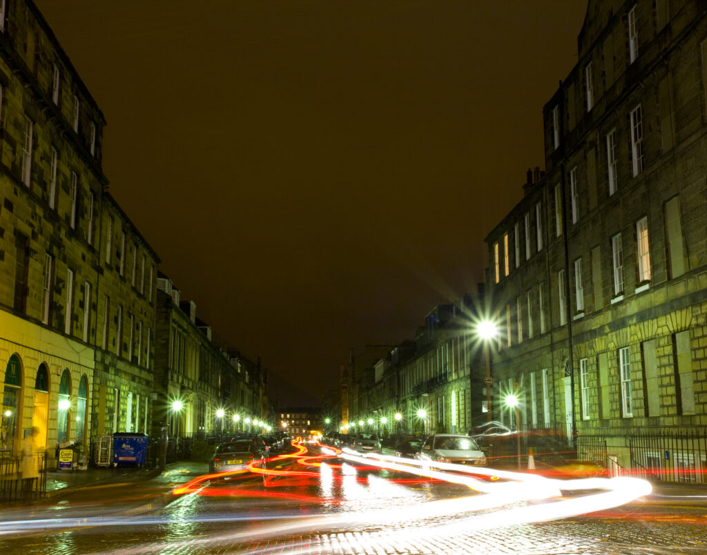 Scotland, Edinburgh, Northumberland Street.