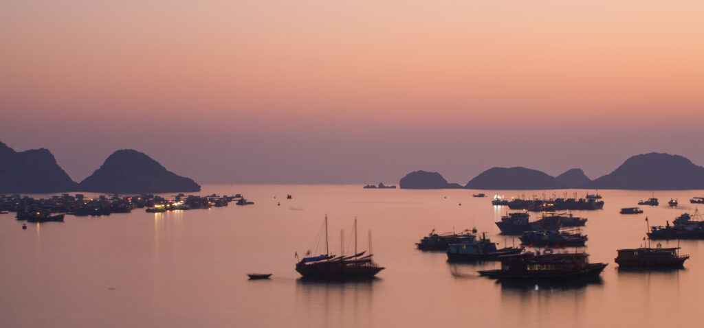 Vietnam, Northern Vietnam, Halong Bay.