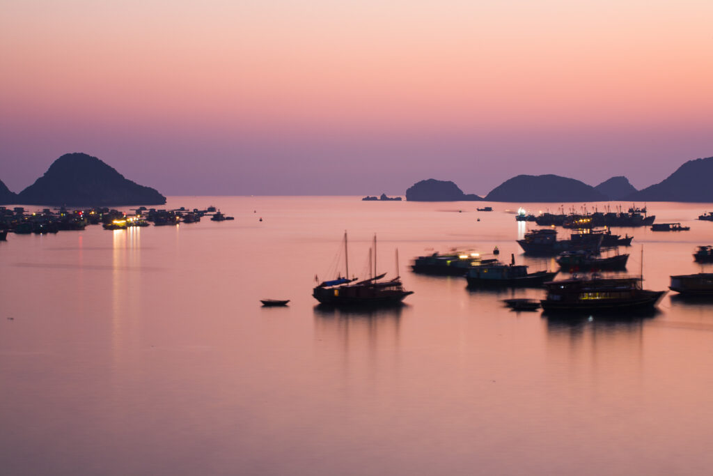 Vietnam, Northern Vietnam, Halong Bay.