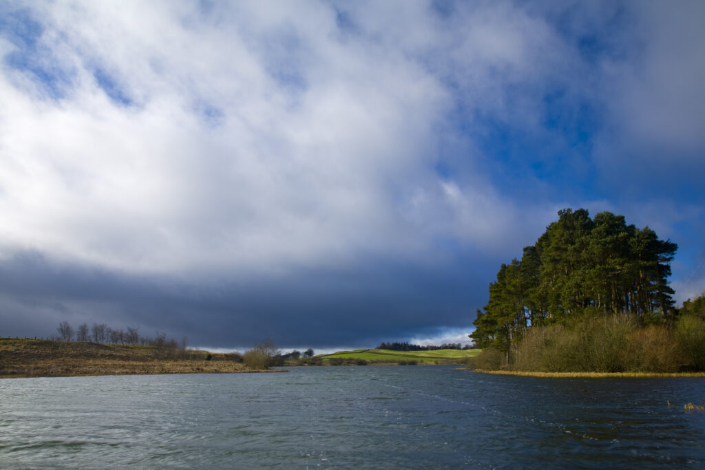 Scotland, Scottish Borders, Lindean Loch.