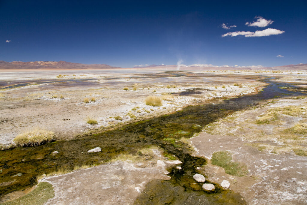 Bolivia, Southern Altiplano, Termas de Polques.