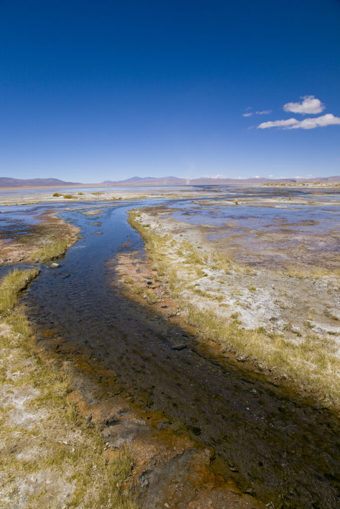 Bolivia, Southern Altiplano, Termas de Polques.