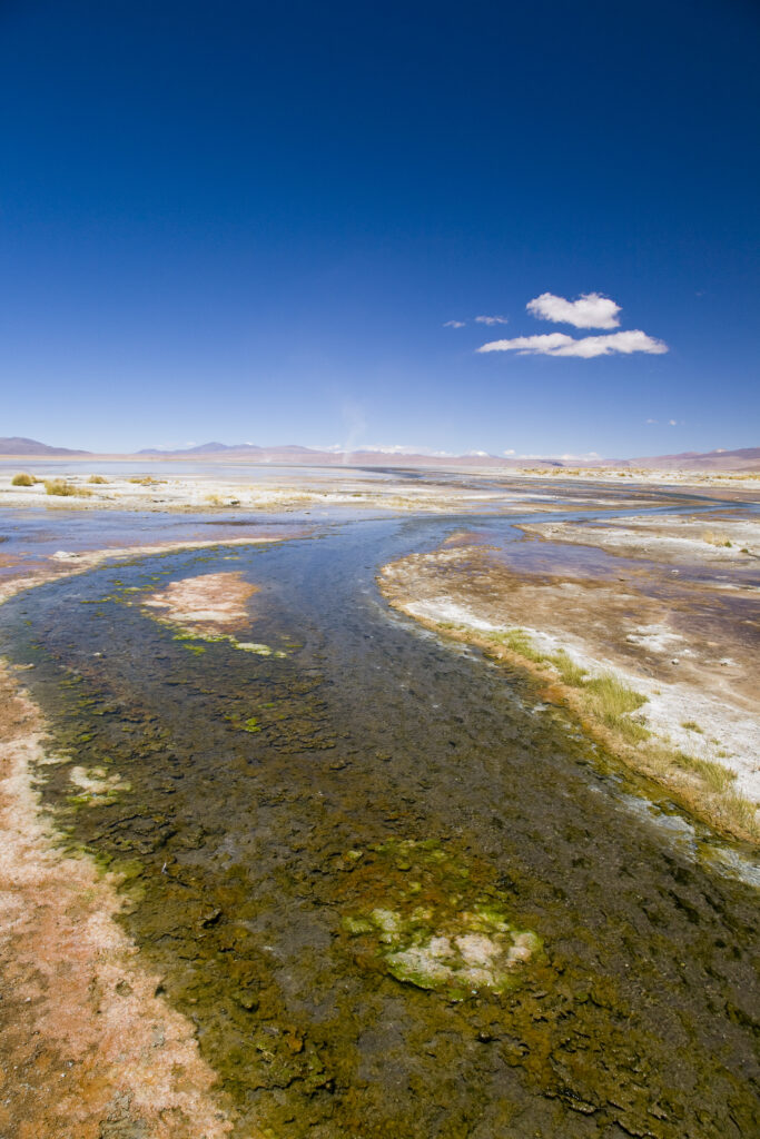 Bolivia, Southern Altiplano, Termas de Polques.