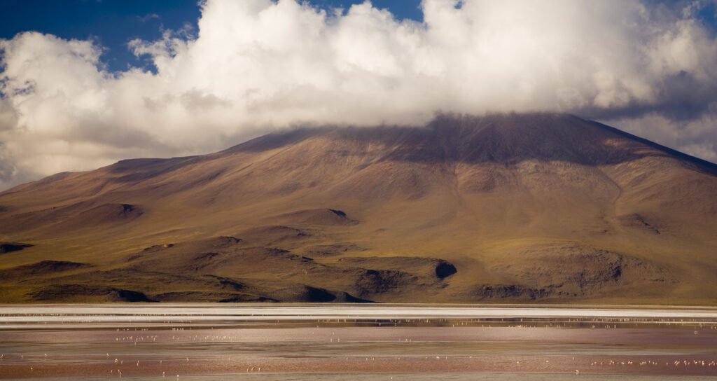 Bolivia, Southern Altiplano, Laguna Colorada.