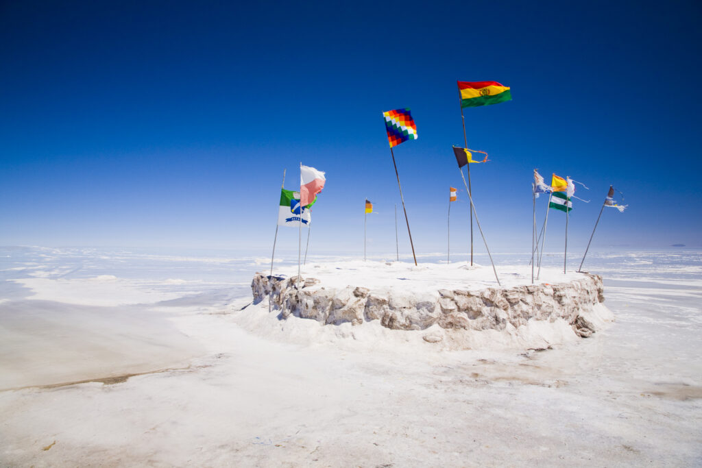 Bolivia, Southern Altiplano, Salar de Uyuni.