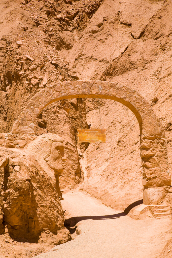 Chile, Atacama Desert, Plaza Quitor.