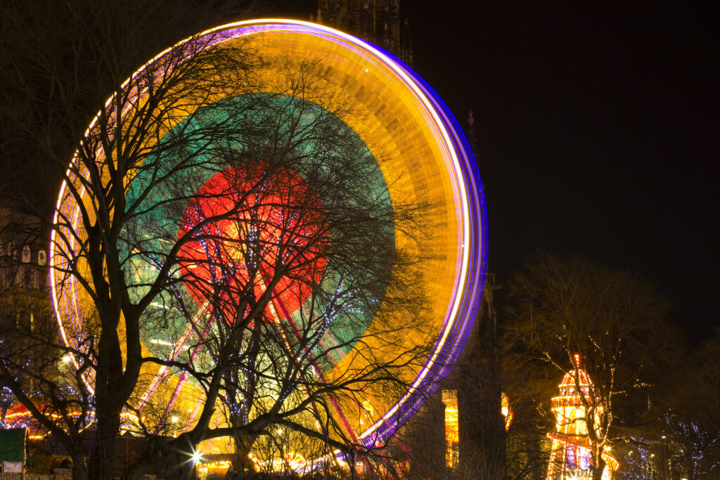 Scotland, Edinburgh, Christmas Fair.