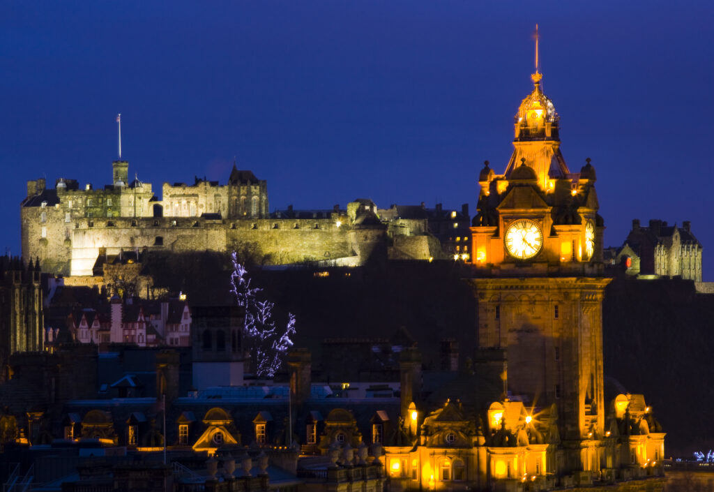 Scotland, Edinburgh, City Skyline.